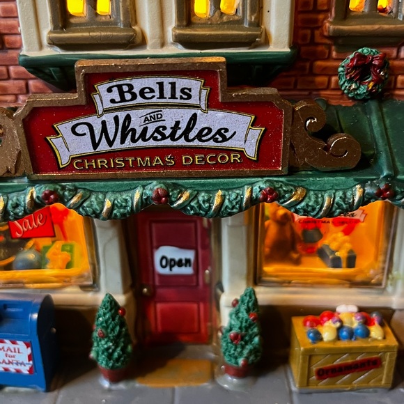 Lemax Signature Collection Bells & Whistles Cloches Et Sifflets 2015 Michaels Ex - Picture 4 of 11